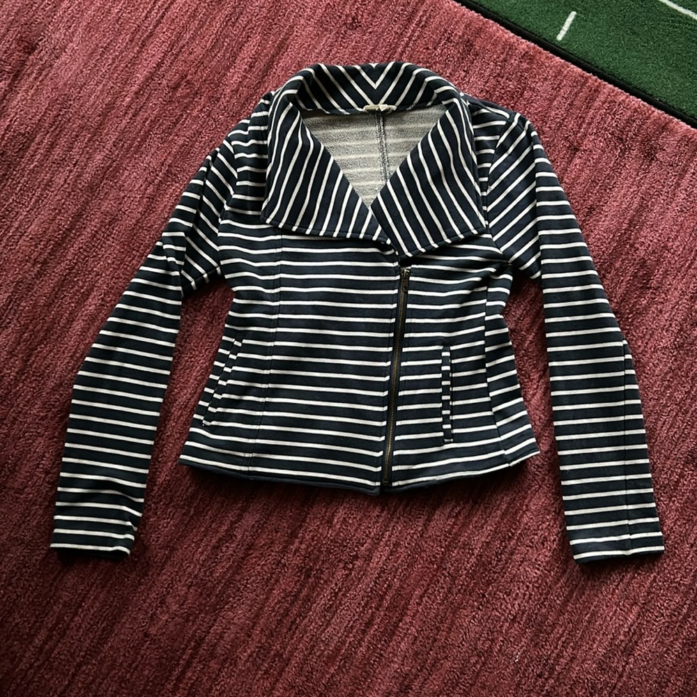 Nautical moto blazer